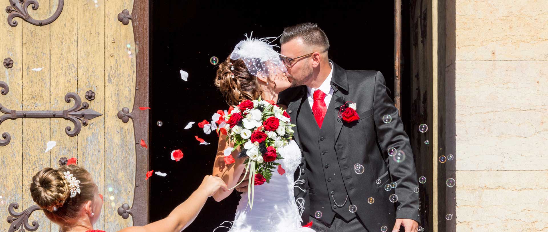 photo de mariage avec enfants